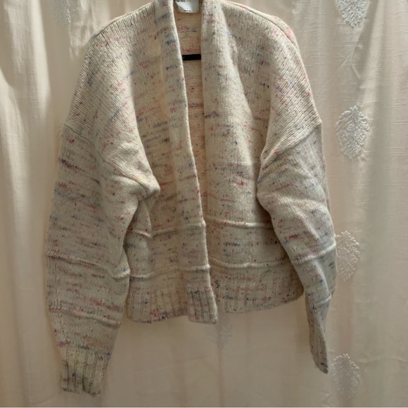 Aritzia Sweaters - Aritzia Le Fou Wilfred Alpaca, Wool, Nylon and Viscose Blend Open Knit Cardigan